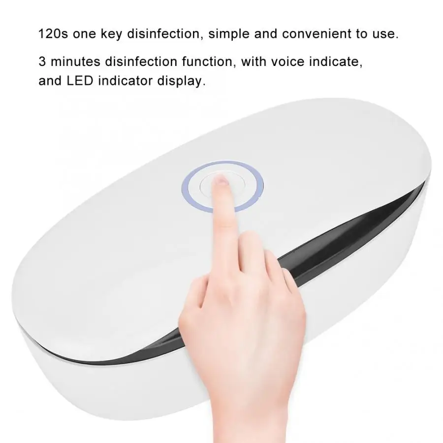 Nail Makeup Brush Sterilizer Ultraviolet Ray Disinfection Box Machine Tool Tools Manicure Vacuum Cleaner Nails Accessories | Красота и