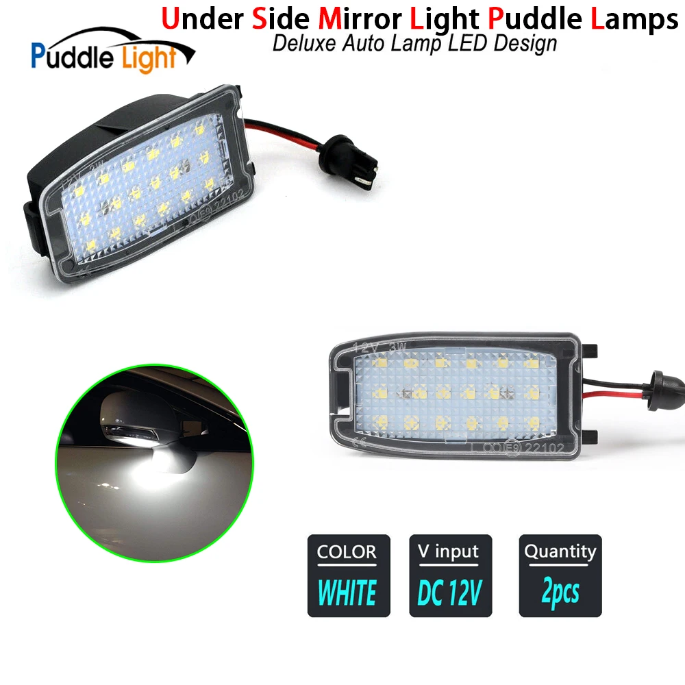 2 шт. светодиодный зеркала лужи светильник для Land Rover LR2 LR3 LR4 Freelander Discovery 3 4 Range Sport /