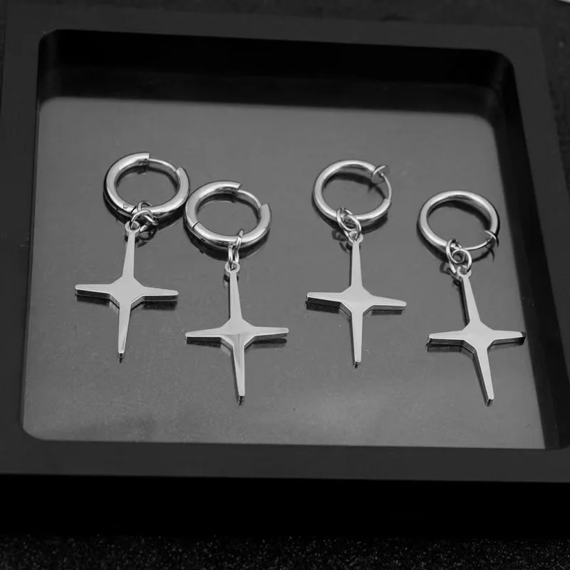 

HMES 1pc Fashion Classic Earrings Cross Earrings Round Earrings Irregular Geometric Earrings Gift Accessories