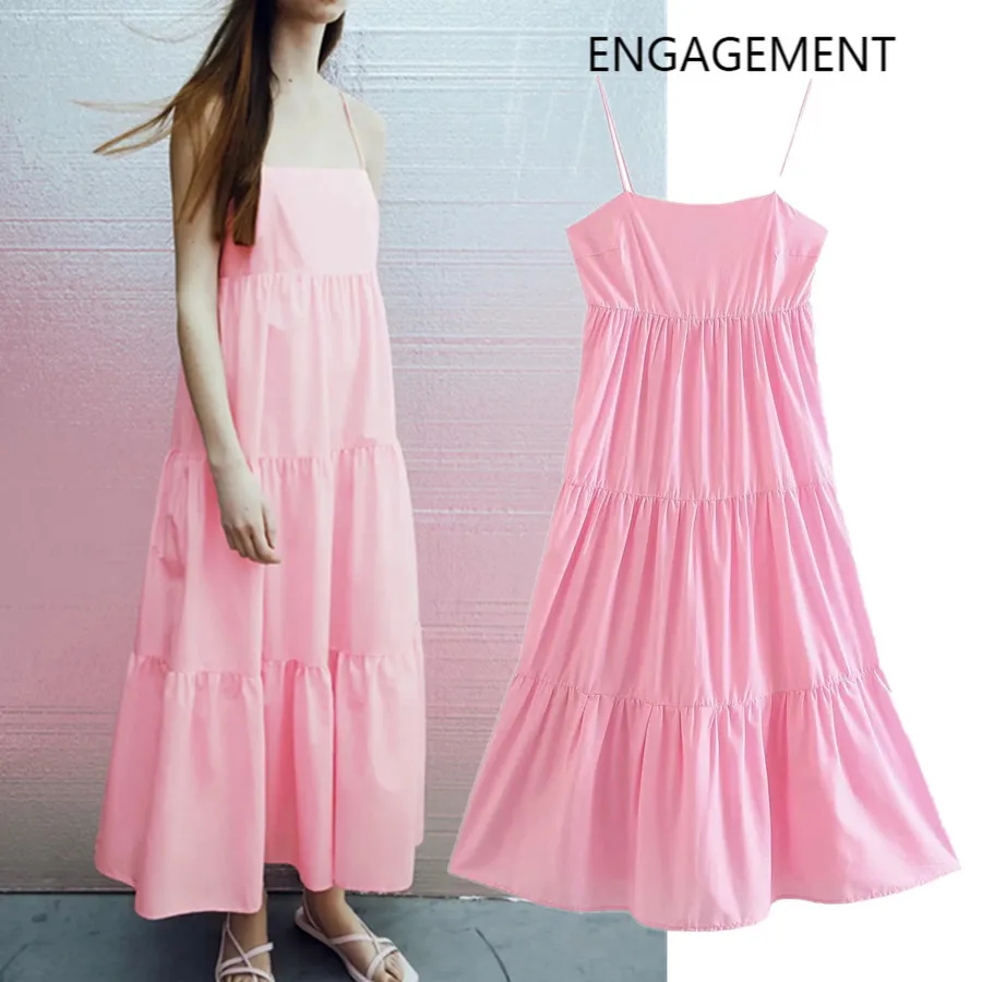 

2021 Woman Basic Fashion Dress Vintage Sexy Vestidos De Fiesta De Noche Summer Party Midi Dress Tops