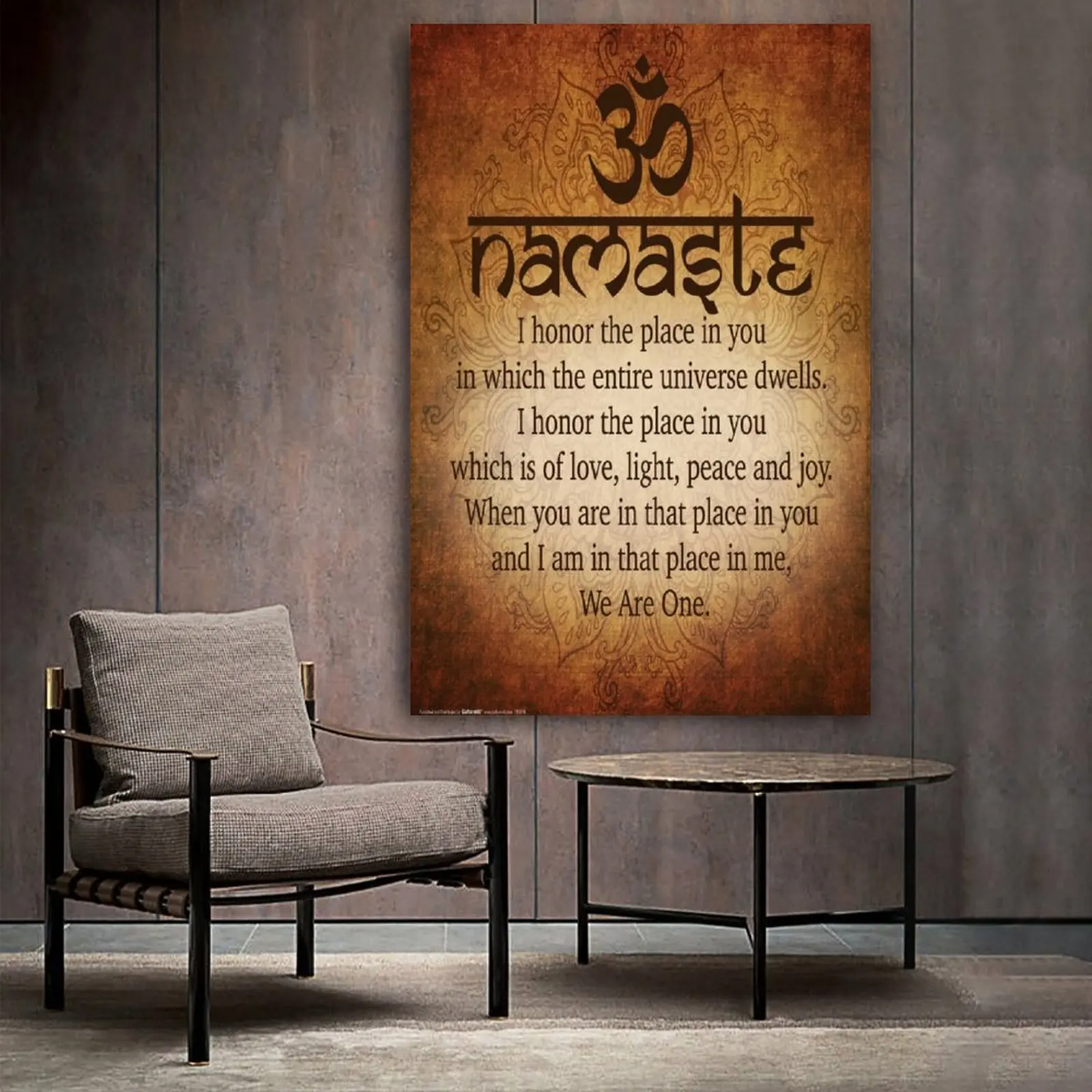 

Namastbuddhist Inspirational Motivational Poster Decorative Painting Canvas Wall Art Living Room Posters Bedroom Painting