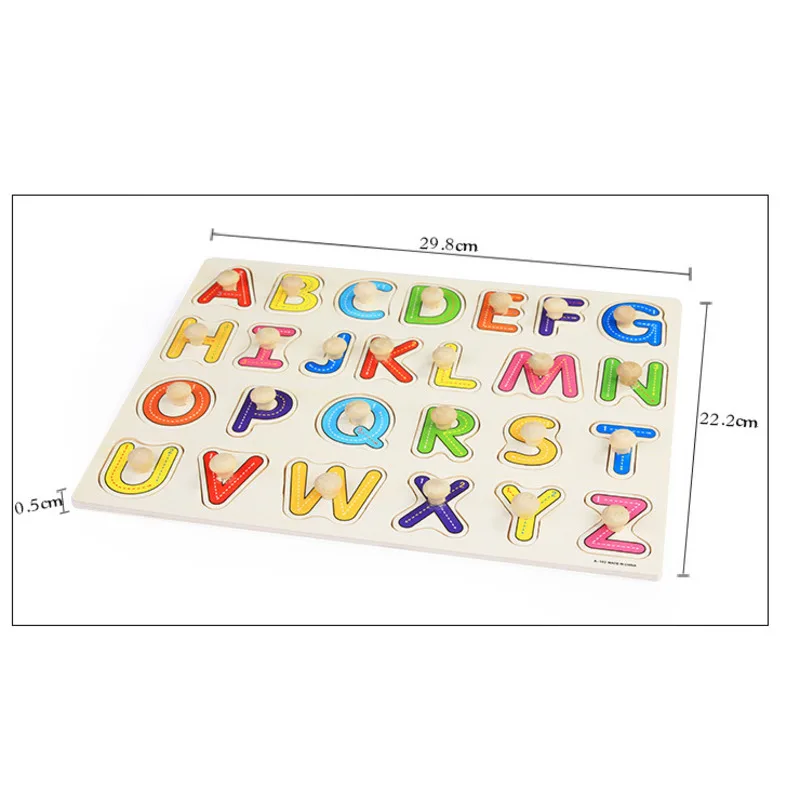 

Montessori Baby Kids Toys Wooden Products For Children's Block Intelligence Puzzle Board Puzzle Toy Wooden Nail Hand Grip Board