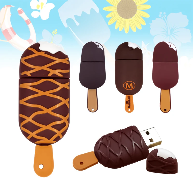 Творческий Мороженое карту флэш памяти с интерфейсом usb 16 Гб оперативной 32