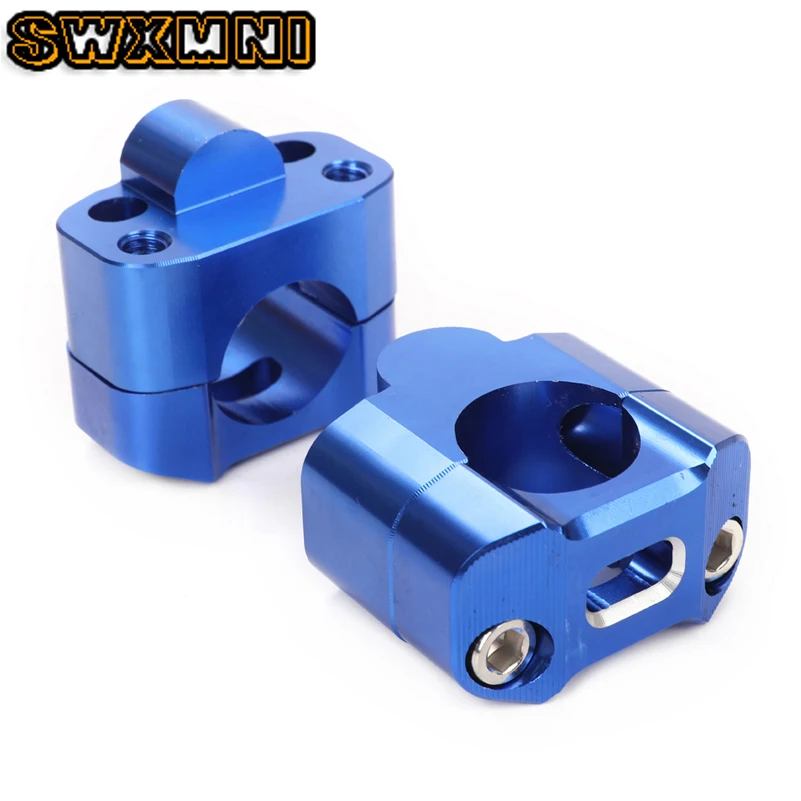 1 пара ЧПУ Алюминий мотоцикла Dirt Pit Bike руль Жир Бар адаптер для крепления на стояк