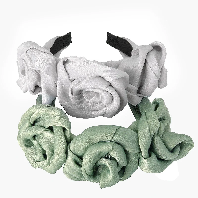 Baroque Ribbon Big Bow Pearl Crystal Headbands For Women Korea Hair Accessories Band Bows Crown Hairbands | Украшения и