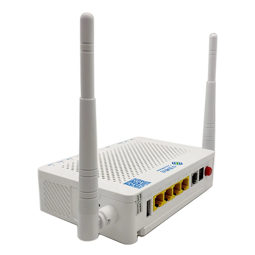 Оптоволоконный модем FTTH Gpon Onu ZTE Телеком F663NV3A роутер 1GE + 3FE LAN 1 голос 2 4G применим к