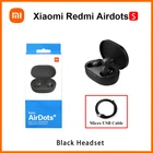 Оригинальные беспроводные Bluetooth наушники Xiaomi Redmi Airdots S TWS, быстрая зарядка, двойной микрофон, шумоподавление, наушники MI AirDots, гарнитура