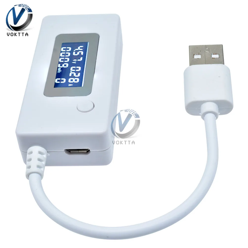 ЖК-экран USB тестер доктор напряжение измеритель тока мобильный Банк питания зарядное устройство детектор цифровой дисплей измерительный прибор USB
