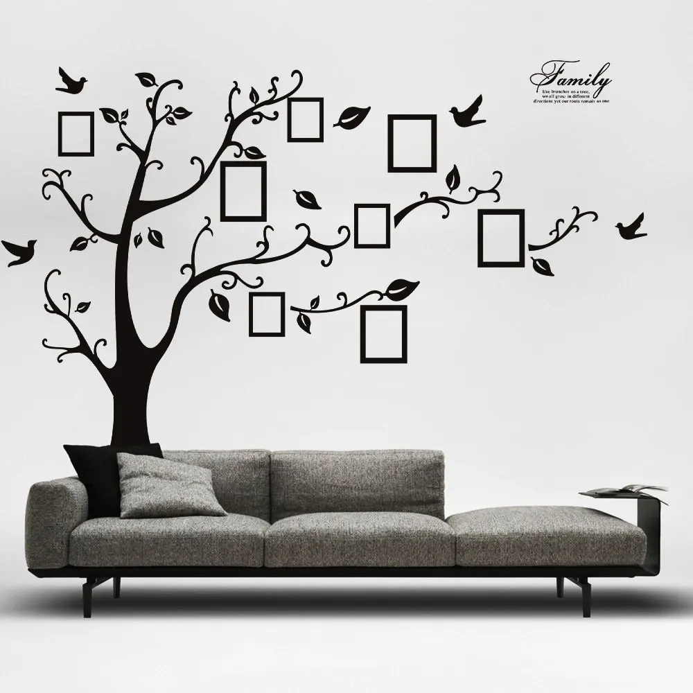 3D фоторамка Дерево большие детские наклейки на стену настенные съемные для детей