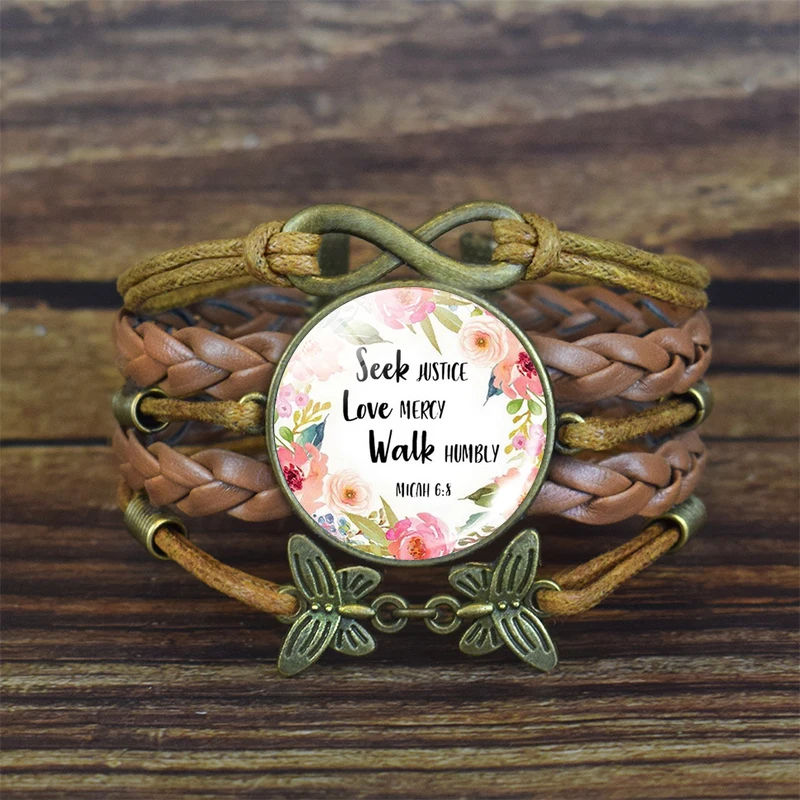 Браслет с изображением Библии версии религиозные украшения стеклянный кабошон