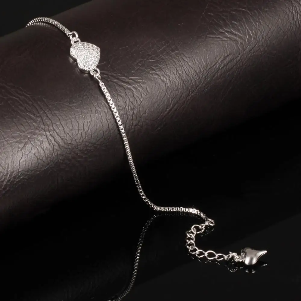 Брендовый женский браслет с родиевым покрытием женские Украшения со звездой