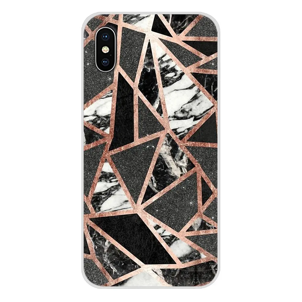 Mobile Phone Shell Covers For LG G3 G4 Mini G5 G6 G7 Q6 Q7 Q8 Q9 V10 V20 V30 X Power 2 3 K10 K4 K8 2017 Rose Gold Glitter Marble | Мобильные