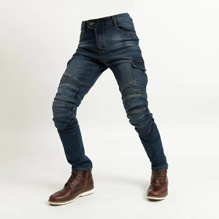 B06 Джинсы для верховой езды мотоциклетные мужские эластичные ветрозащитные