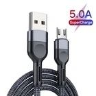 Зарядный кабель Micro USB Type-C, 5 А, 2 м