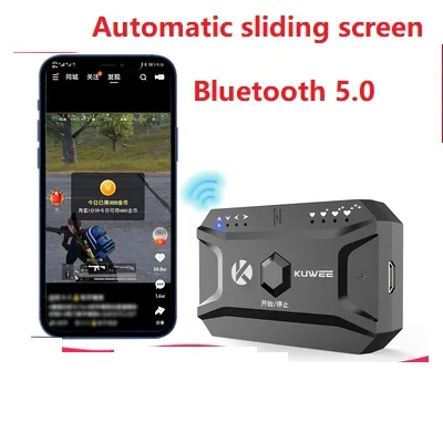 Bluetooth 5.0 Mobile Phone Automatic Screen Clicker Swiping Device Likes and Clicks to Swipe Video Mute