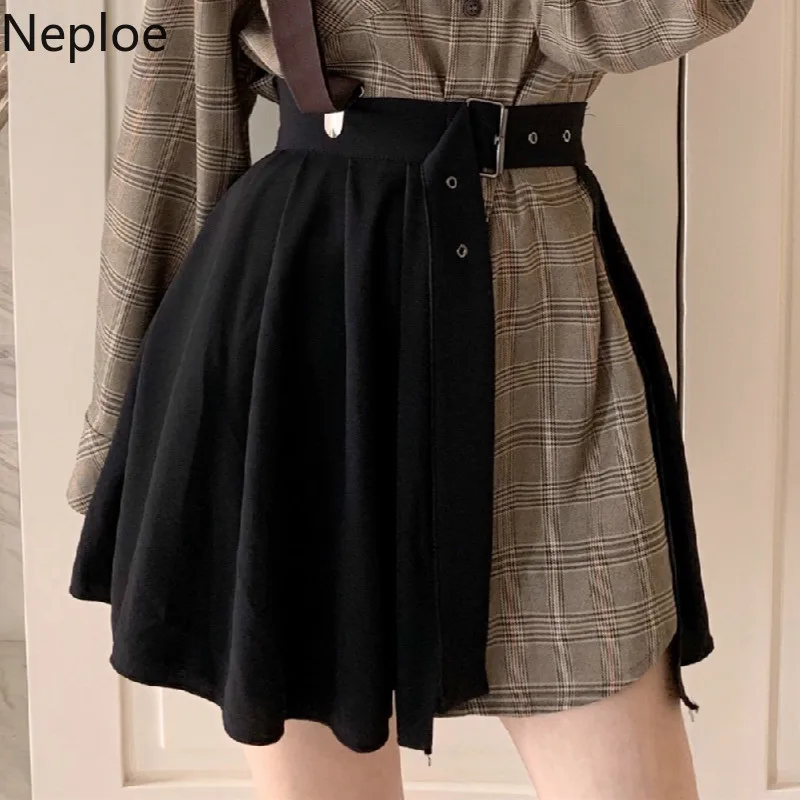 Neploe свободные плюс Размеры Для женщин комплекты Винтаж плед макси длинная