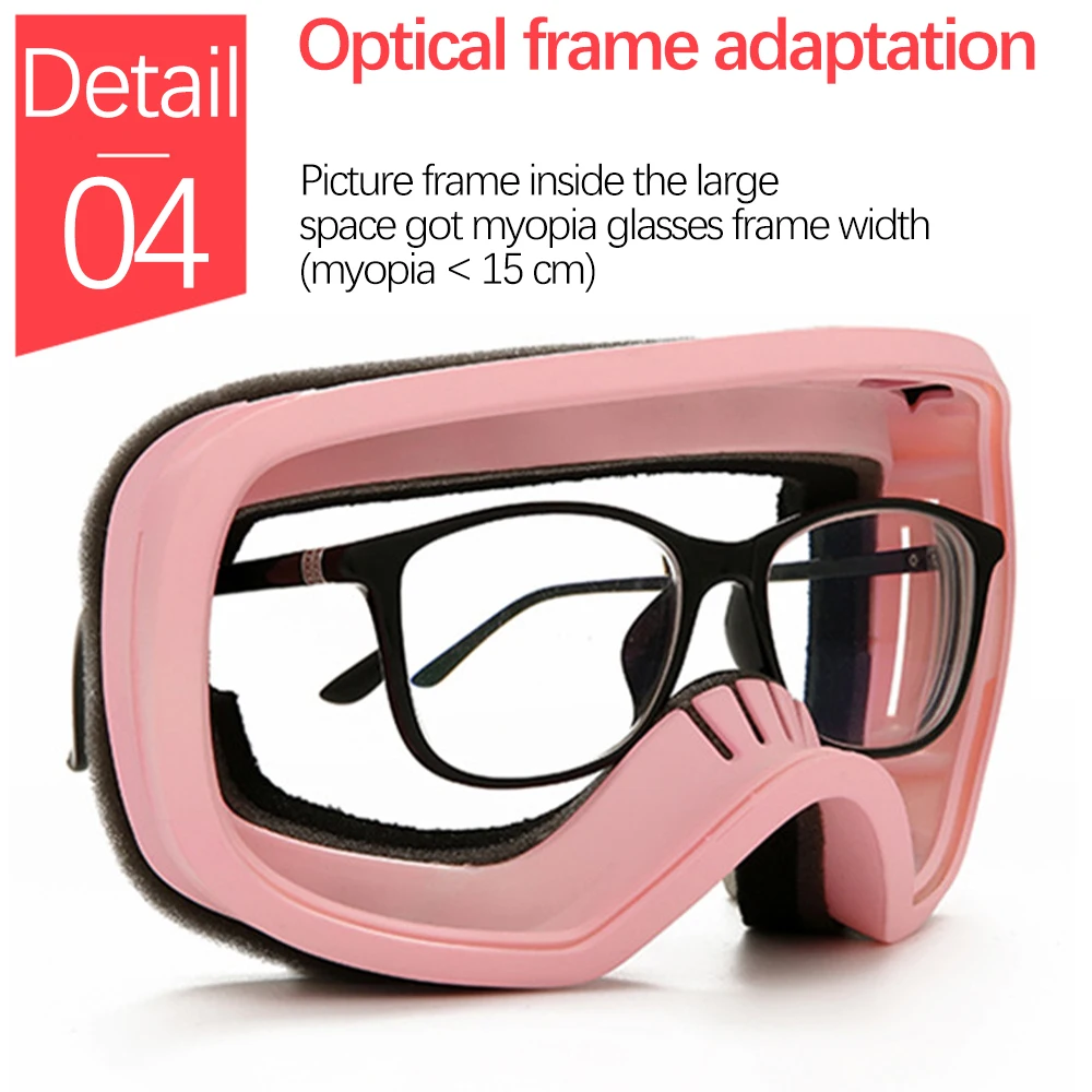 

Winter Snow Sports Skiing Snowboard Snowmobile Anti-Fog Goggles Windproof Dustproof Glasses Skate Ski Sunglasses Eyewear