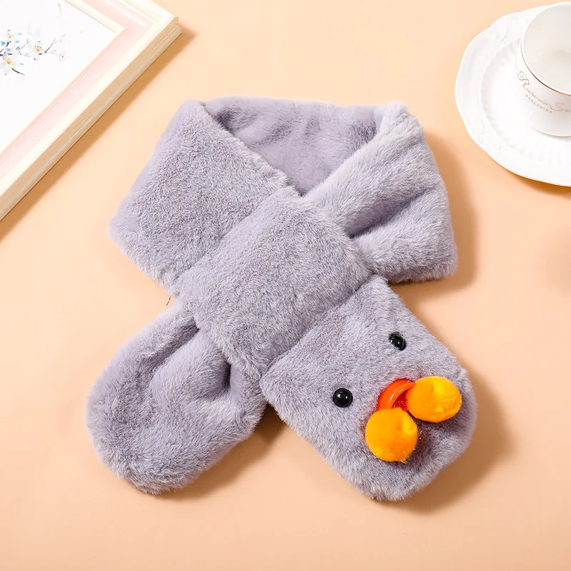 2019 г. шарфы для девушек и мальчиков новый стиль мультяшная кошка собака милые