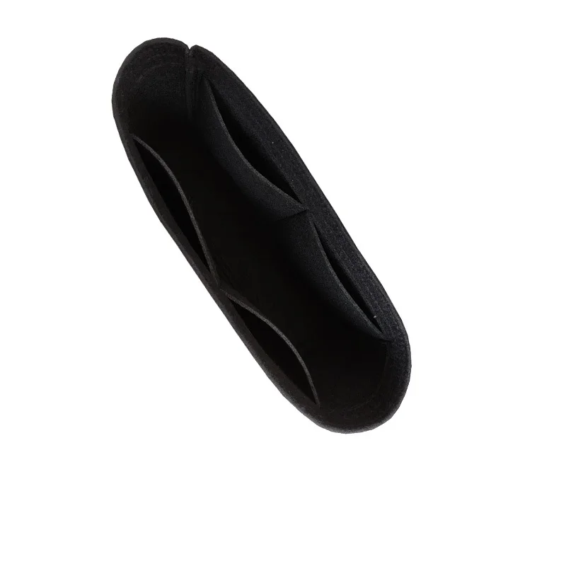 SIMPLE black GG S Для double G marmon 22 26 31 фетровая тканевая сумка-Органайзер для макияжа сумочка-органайзер для путешествий Внутренний кошелек портативные косметички - Цвет: SIMPLE black GG S