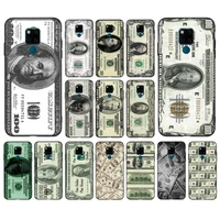 yndfcnb money dollars bill cash ben franklin phone case for huawei mate 10 20 lite pro x honor play y6 5 7 9 prime 2018 2019