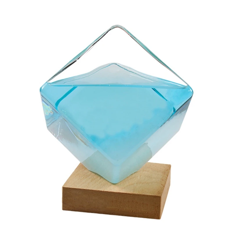 

Weather Forecast Crystal Pear Shape Storm Glass Decor Christmas Gift Weather For N1HA