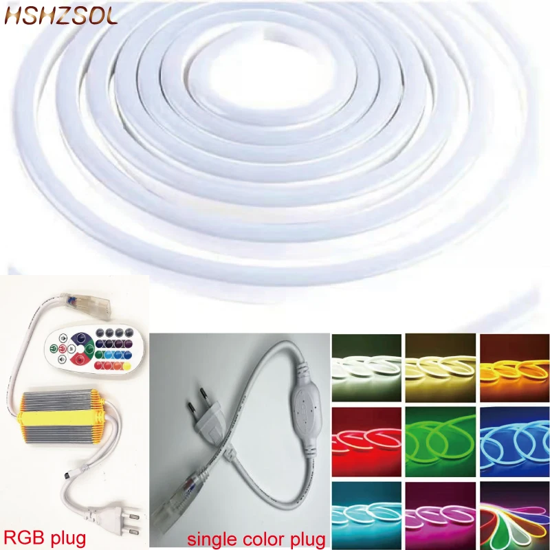 1-10 м наружное и внутреннее светодиодное освещение гибкий светодиодный неоновый