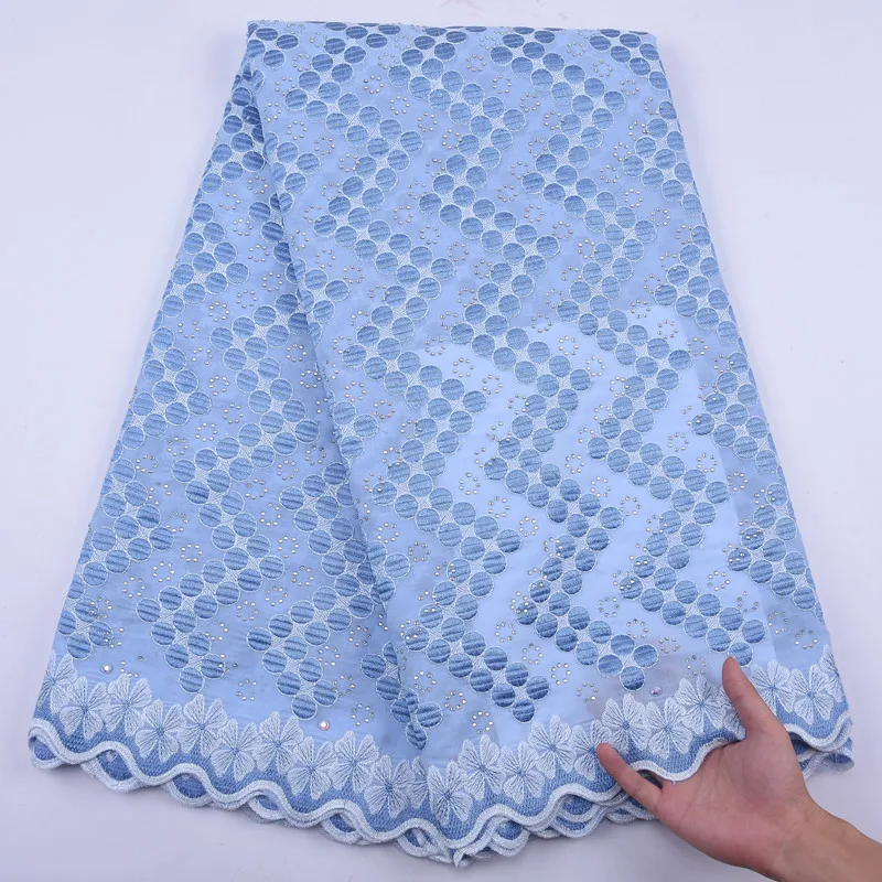 Новейшая розовая африканская сухая хлопчатобумажная кружевная ткань высокого