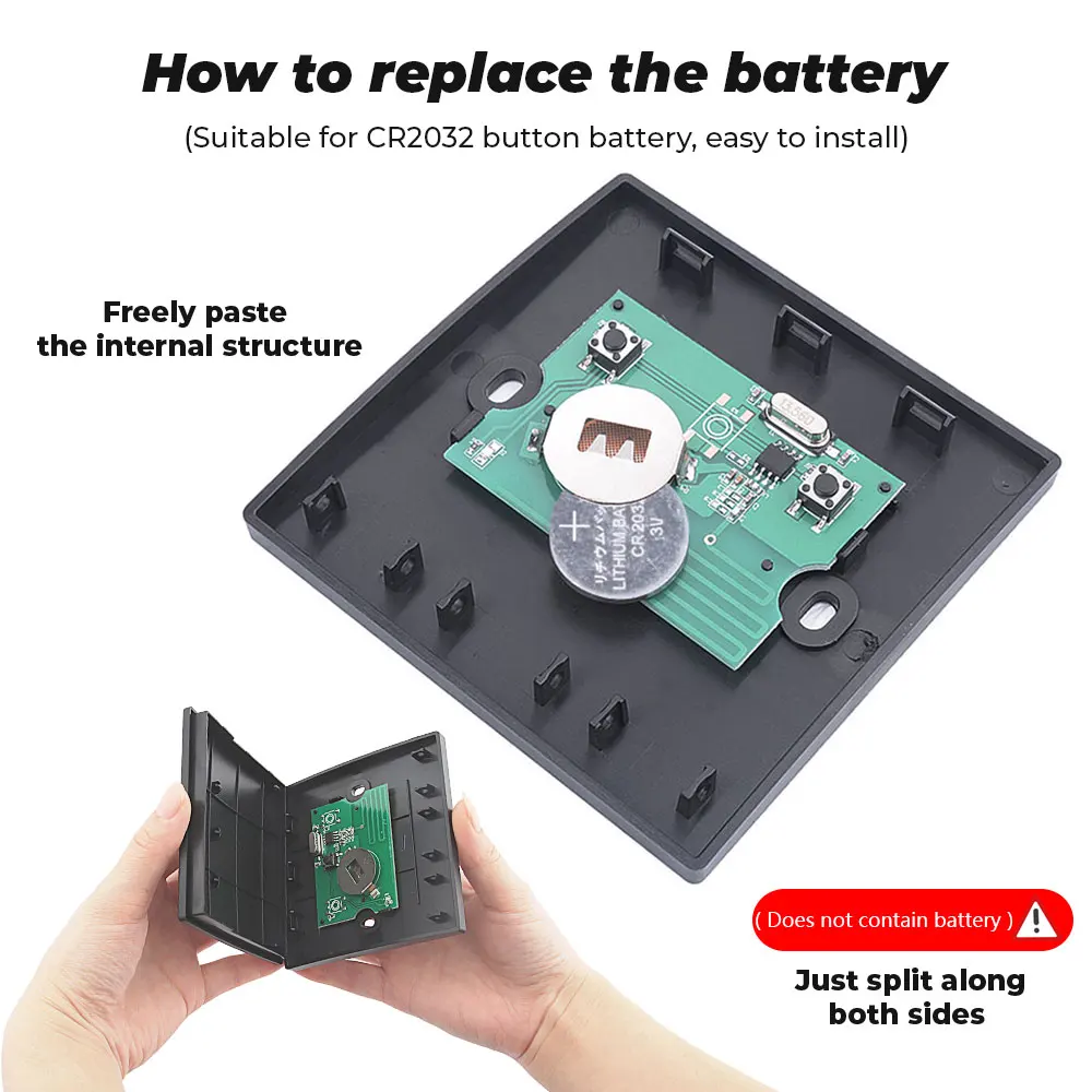 SMATRUL 1/2/3 Gang RF 433 МГц умный дом пуш ап Беспроводной переключатель светильник