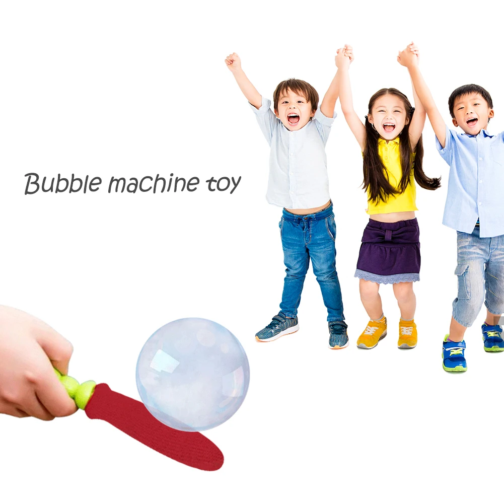 

Children Bubble Racket Sets Bubble Maker Machine Soap Water Bubbles Blowing Toy 12.5x19cm
