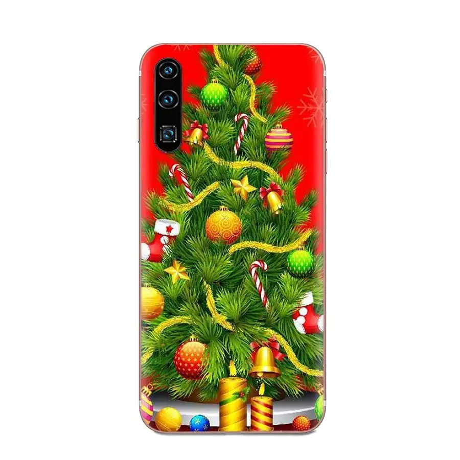 Мягкий чехол с рисунком для Motorola G G2 G3 G4 G5 G6 G7 Plus Xiaomi Redmi Note 8 8A 8T 10 K30 5G Pro Рождеством