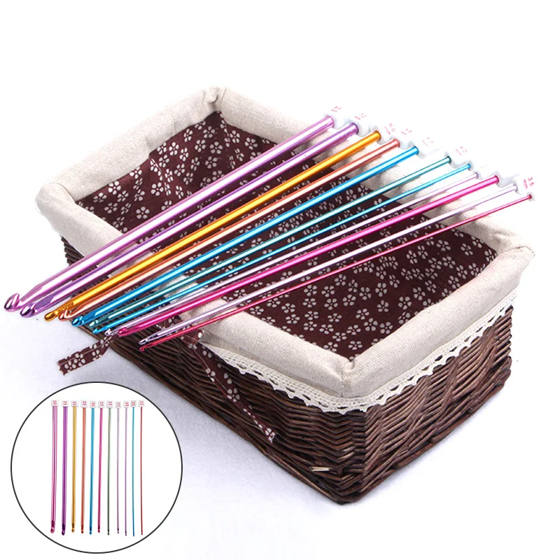 11 шт. 27 см Инструмент длинный свитер шарф иглы для детей от 2 до 8 лет мм смешанные