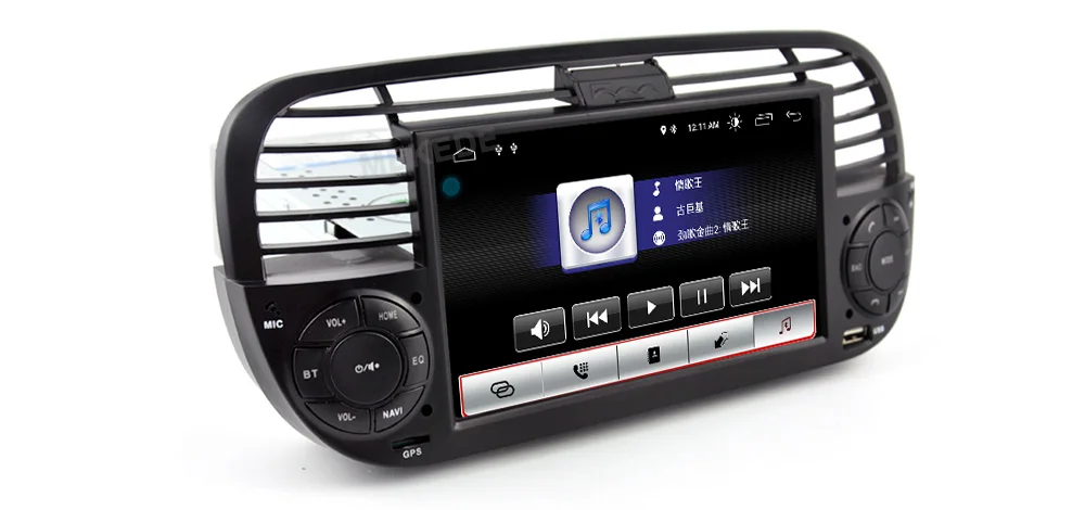 Продукт! ips DSP android 9,1 автомобильный dvd gps навигационный мультимедийный плеер для Fiat 500 2007- с wifi bluetooth carplay DAB