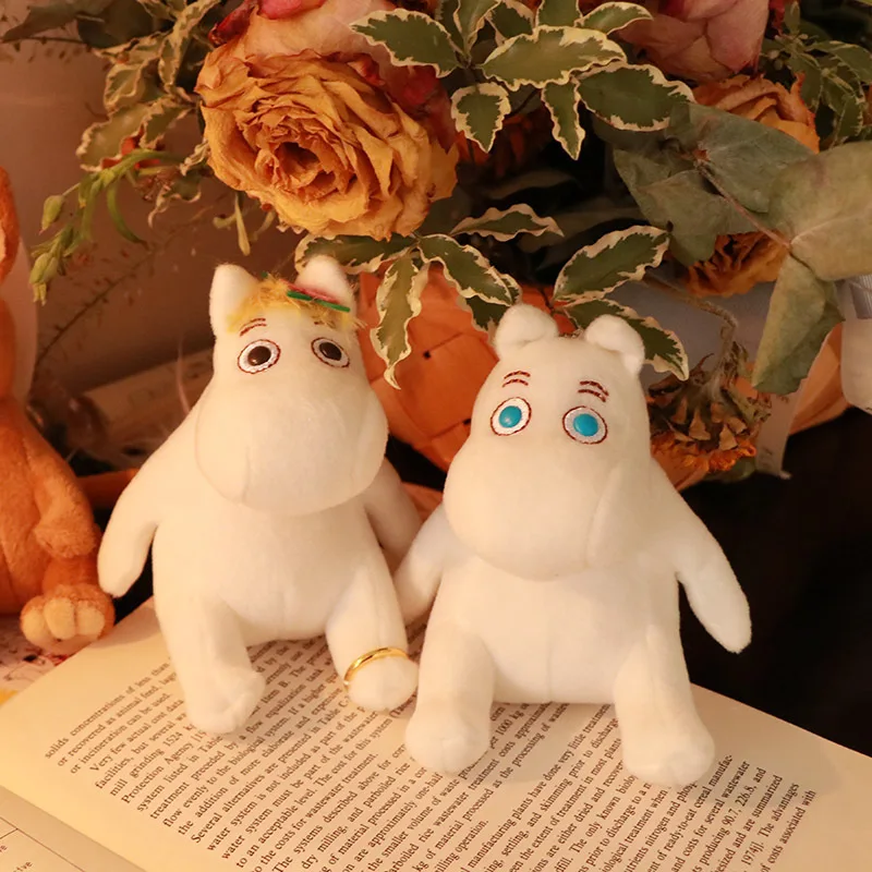 Подлинная авторизация Высокое качество 10 см сидя Moomin песня Nina брелок с мягкой игрушкой милый мультфильм день рождения Рождественский подарок