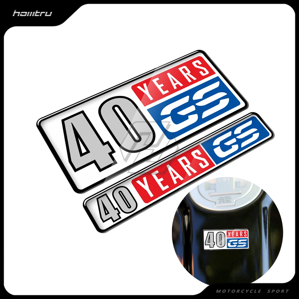 

3D Motorcycle Decal Case for BMW Motorrad 40 Years GS Sticker for R1200GS R1250GS F850GS F800GS