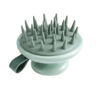 silicone scalp massage brush silicone shampoo brush hair washing comb shower brush bath spa meridian massage brush hair brush