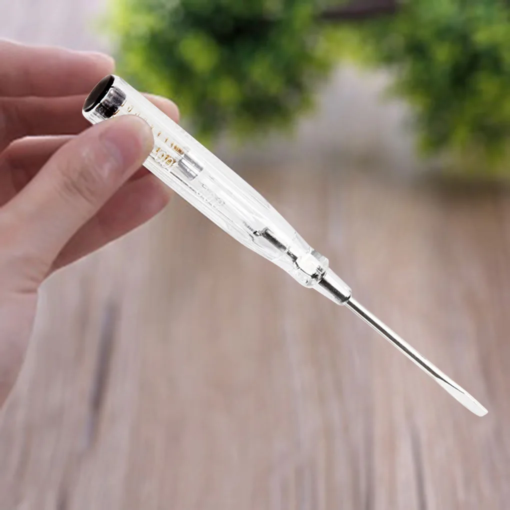 

Electric Circuit Detector Detection Pen Voltage Tester Power Socket Test Pencil Transparent Screwdriver