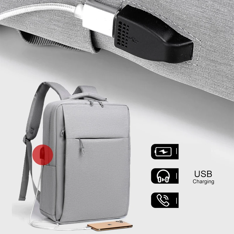 VORMOR 15 6 ''Новые рюкзаки USB зарядка школьная сумка Противоугонный мужской и