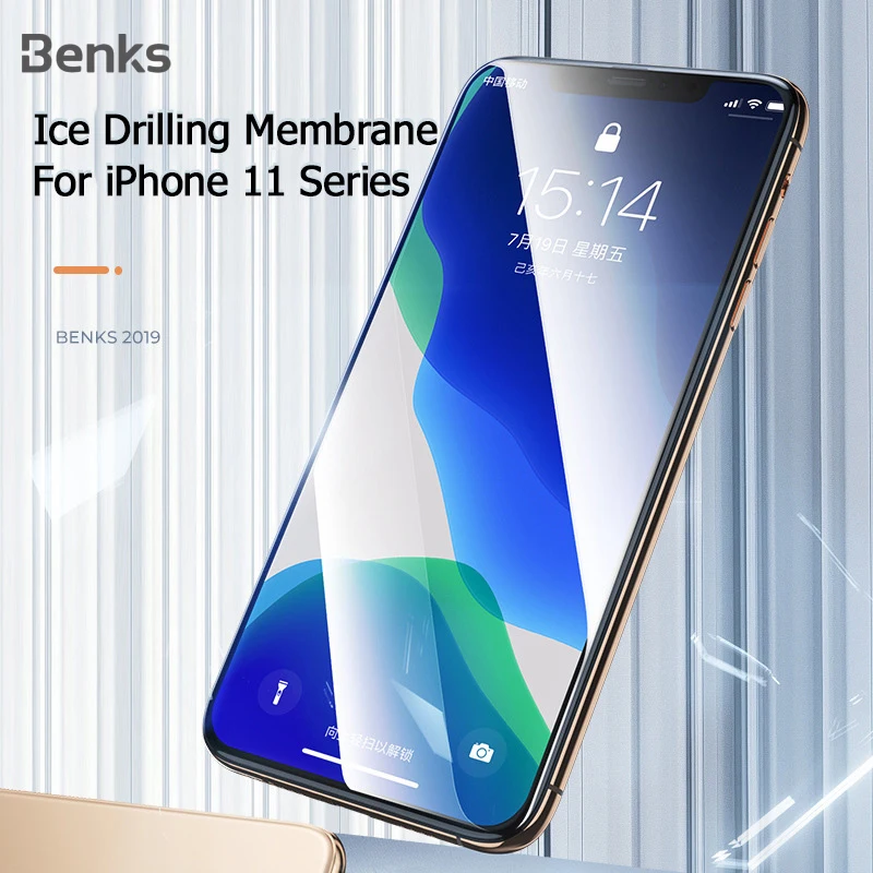 Защитное стекло Benks 0 3 мм для экрана iPhon 11 Pro Max Xs Xr X 11Pro 3D закаленное с полным