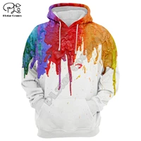 rainbow drop unisex hoodie printed hoodies sweatshirts men women fashion hooded long sleeve streetwear pullover cosplay costumes