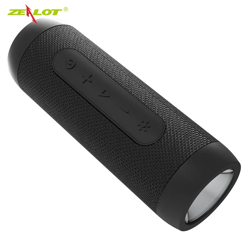 Black Фанатик S22 Bluetooth Динамик Водонепроницаемый уличный Портативный беспроводной мини Колонка коробка Динамик Поддержка TF1 карты FM стерео колонки Hi-Fi - Цвет: Black