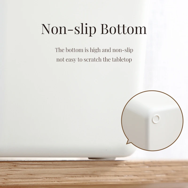 home desktop organizer multi compartments wood cover storage box for tissue cosmetics makeup phone holder stand organizer basket free global shipping