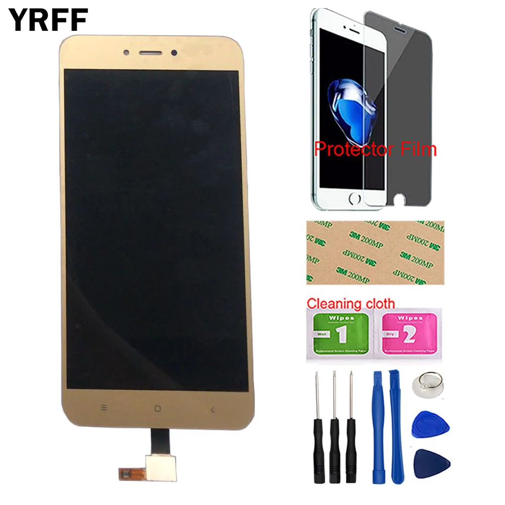 Стекло сенсорного экрана + ЖК дисплей в сборе для Xiaomi Redmi Note 5A MDG6 / Prime MDG6S