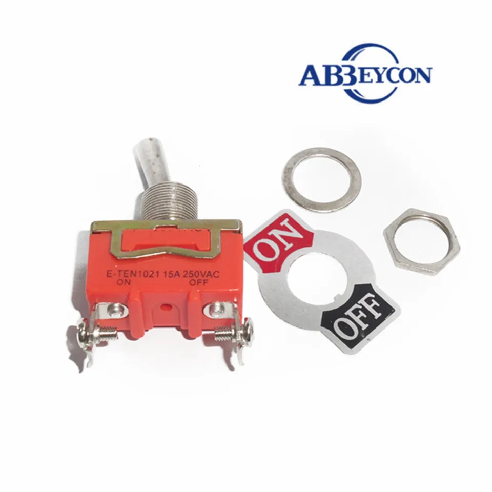 1 шт. высококачественный яркий 2-контактный переключатель SPST 2 15 А 250 В оранжевый