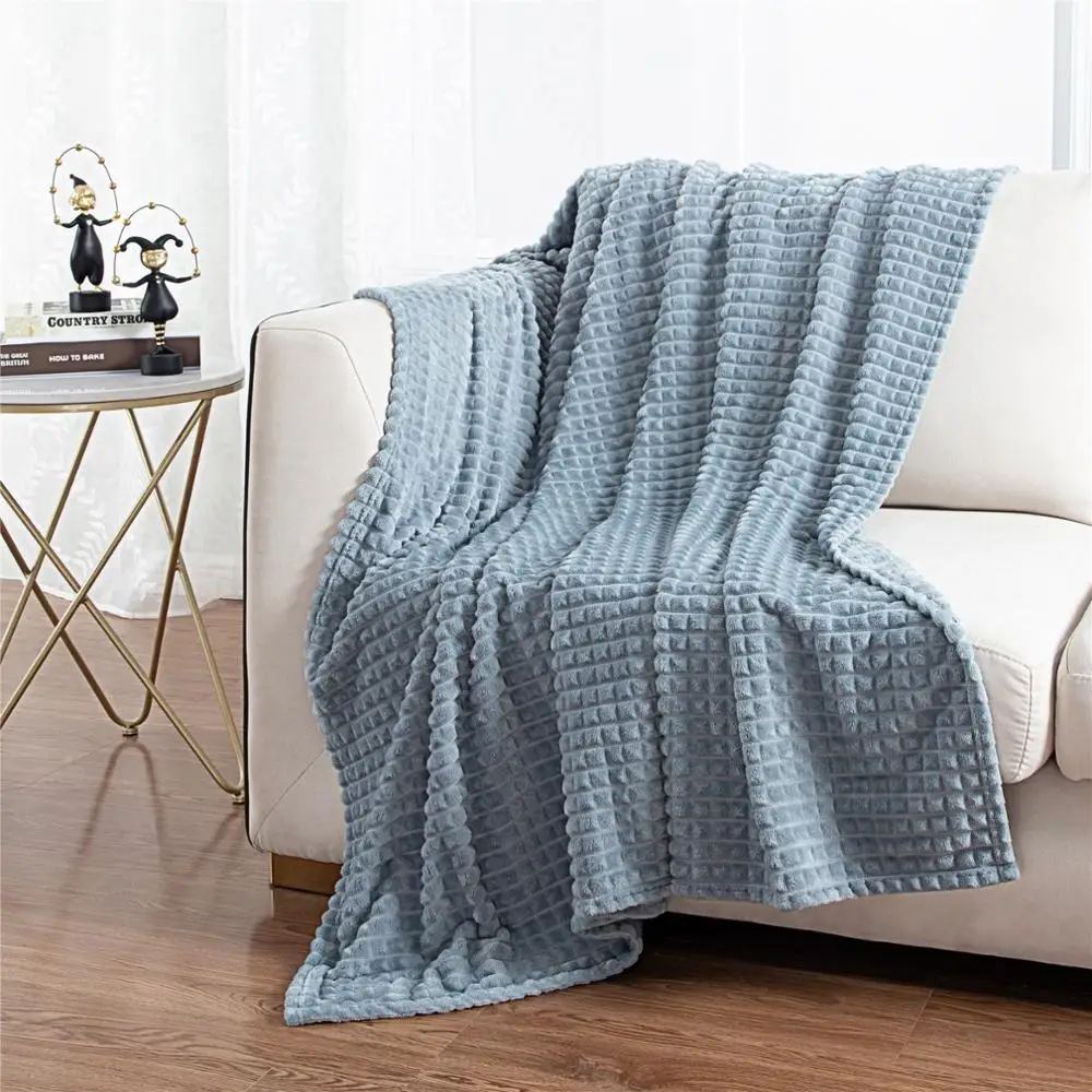 

MRTREES Plush Blanket Soft Fur Faux With Fluffy Throw Blanket Bed Sofa Bedspread Long Shaggy Warm Bedding Sheet Cozy Blankets