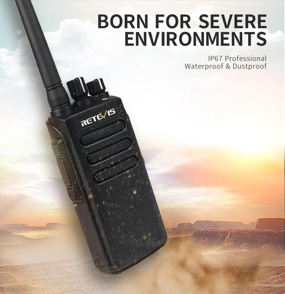 2 шт. DMR радио Retevis RT81 высокое Мощность цифровой иди и болтай Walkie Talkie “иди и Водонепроницаемый IP67 UHF VOX двухстороннее радио Амадор Ham радио приемопередатчик
