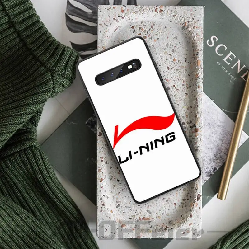 Роскошный брендовый чехол LI NING для samsung galaxy S8 S9 S10e S20 PLUS J6 J600 | Мобильные телефоны и