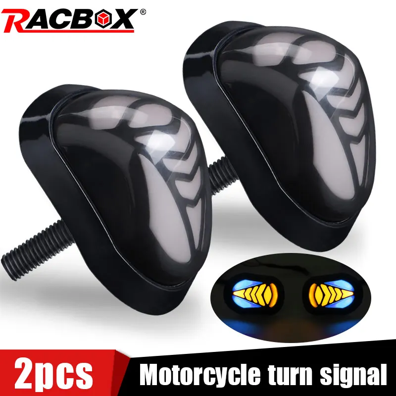2 шт. мотоциклетный светильник с поворотным сигналом желтая вспышка индикатор