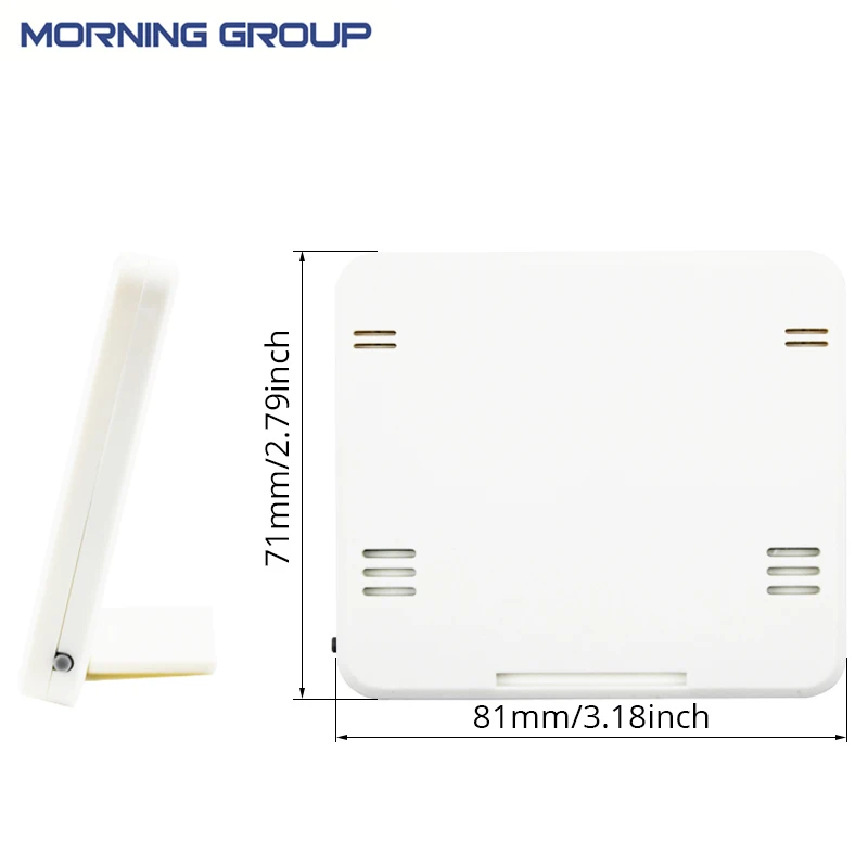 

Multifunction Thermometer Hygrometer Automatic Electronic Temperature Humidity Monitor Clock 3.2inch Large LCD Screen