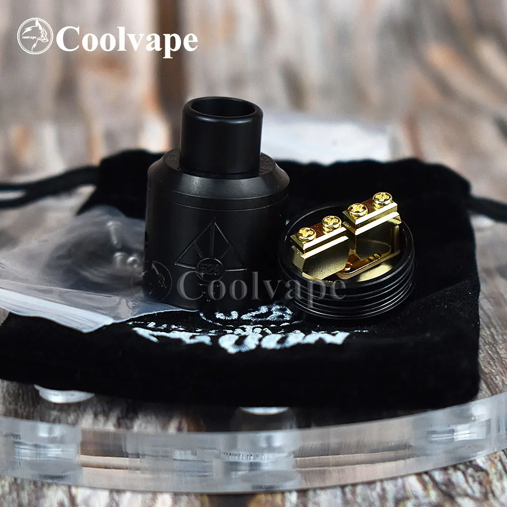 Coolvape 100% оригинал 528 пользовательский GOON RDA 24 мм позолоченный мост одна/две катушки
