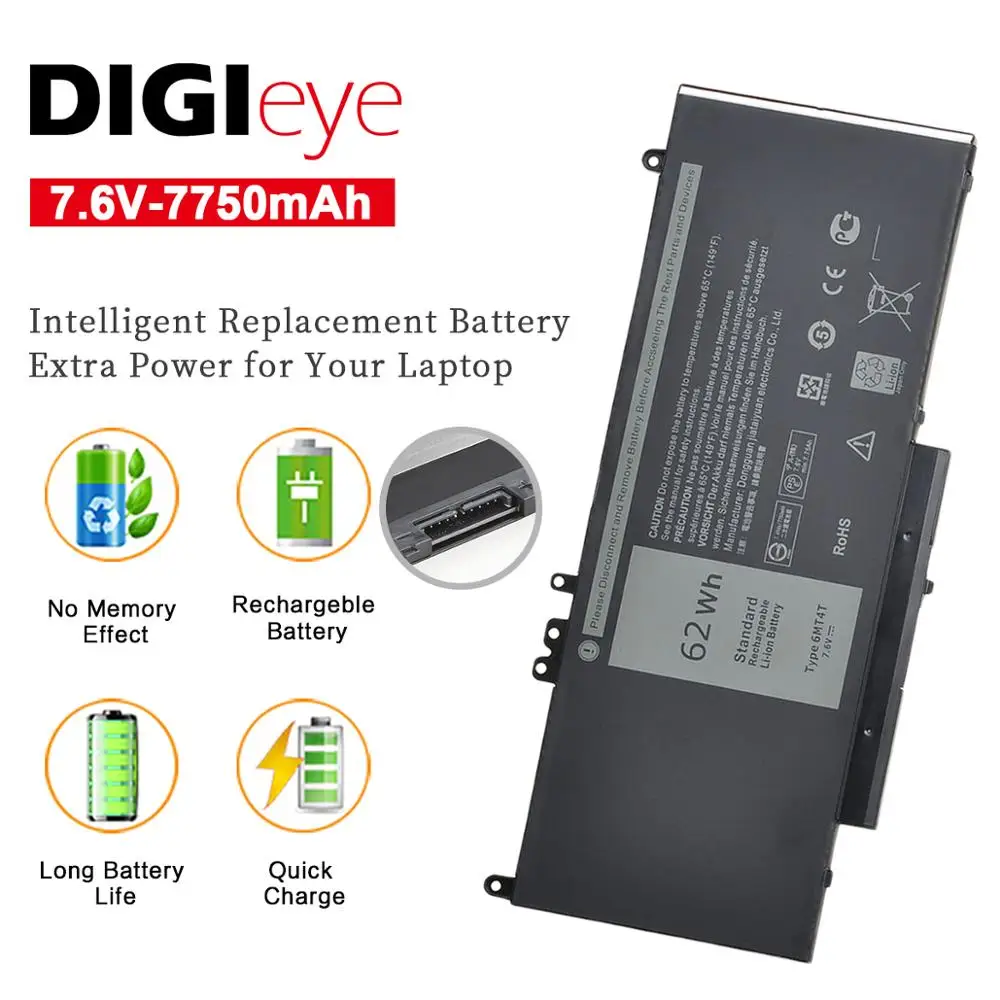 7 6 V 62WH 6MT4T ноутбук Батарея для Dell Latitude E5450 E5470 E5570 E5550 15 &quotM3510 TXF9M 79VRK 07V69Y